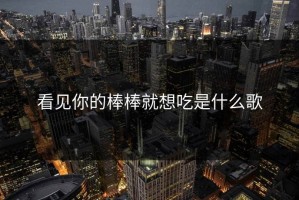 看见你的棒棒就想吃是什么歌