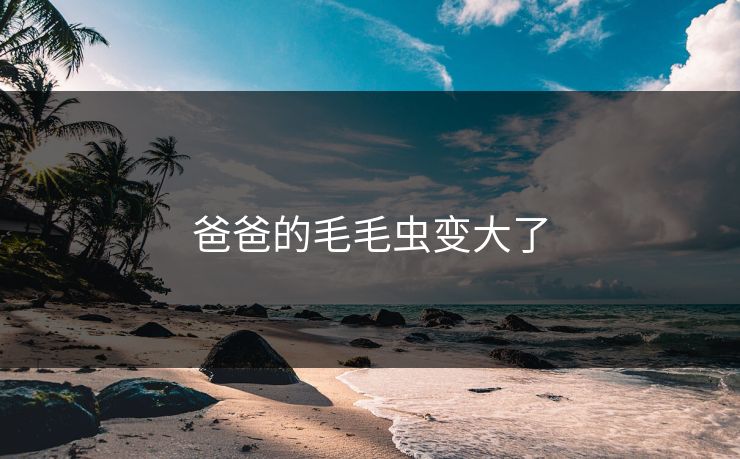 爸爸的毛毛虫变大了 爸爸的毛毛虫变大了